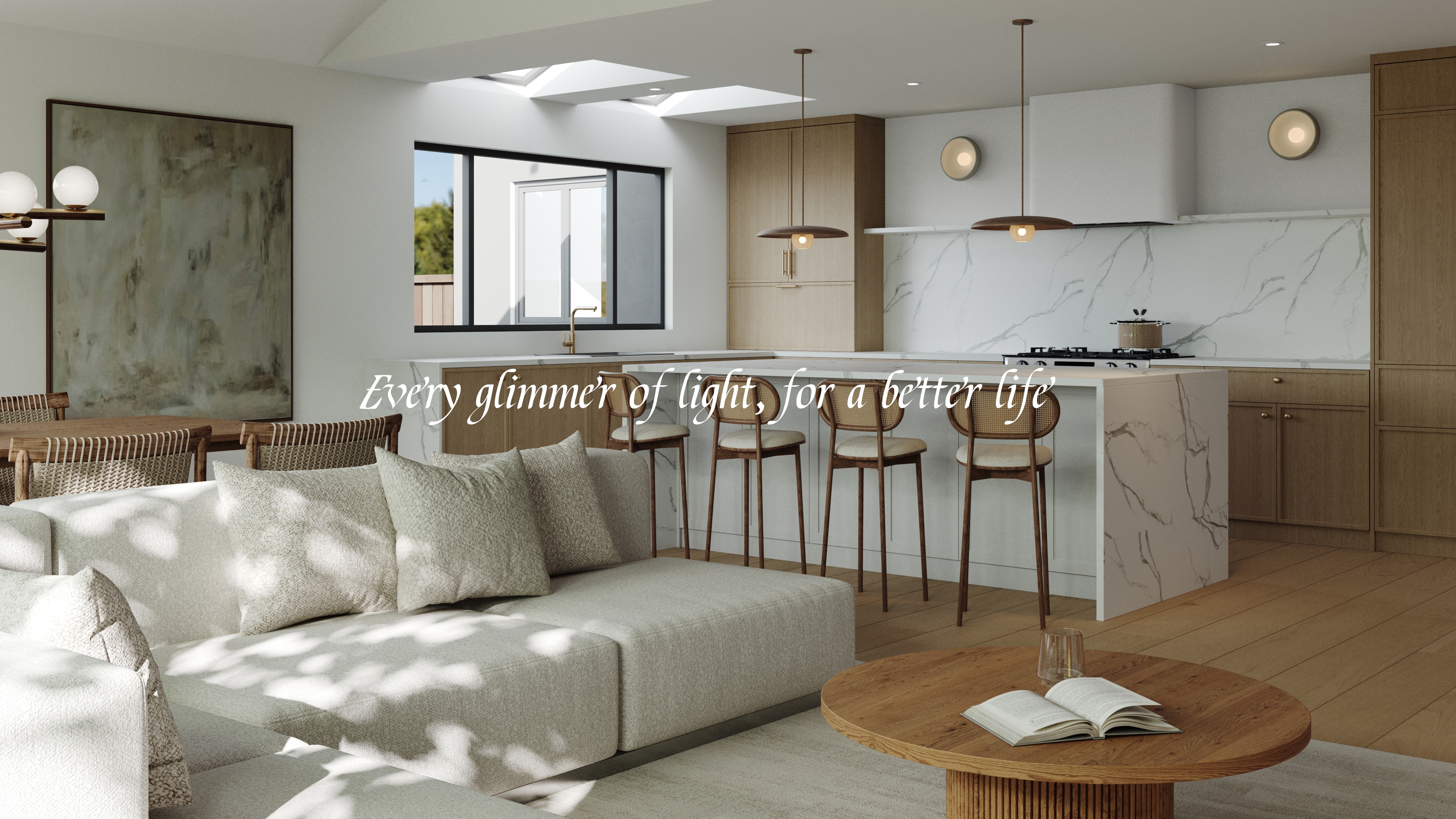 Every glimmer of light, for a better life